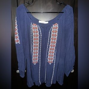 Women’s blue blouse